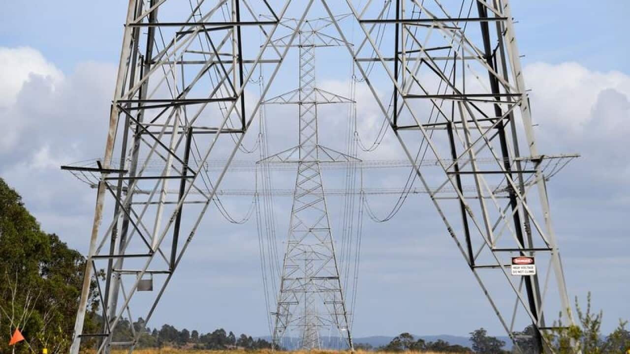 Electricity tower in NSW.