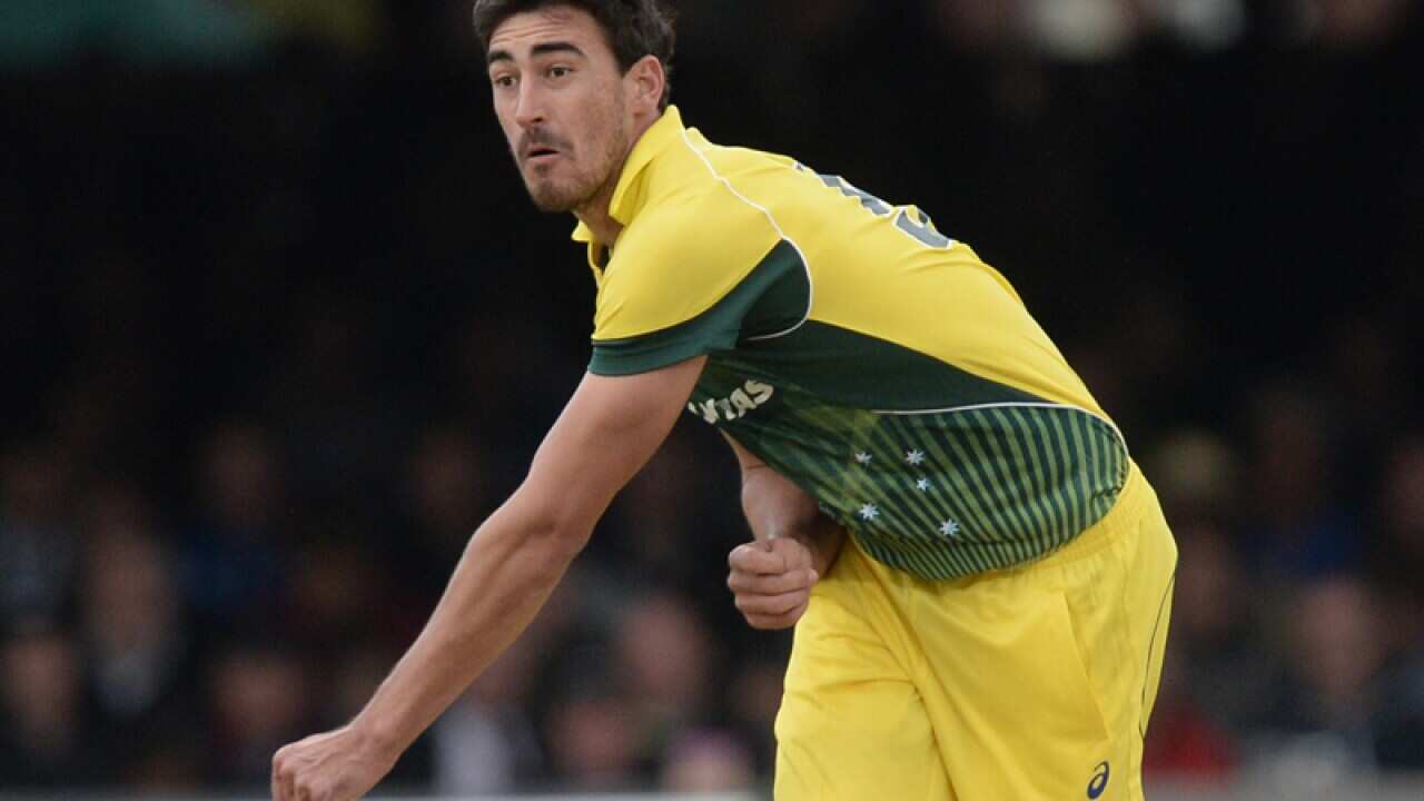 Australian fast bowler Mitchell Starc