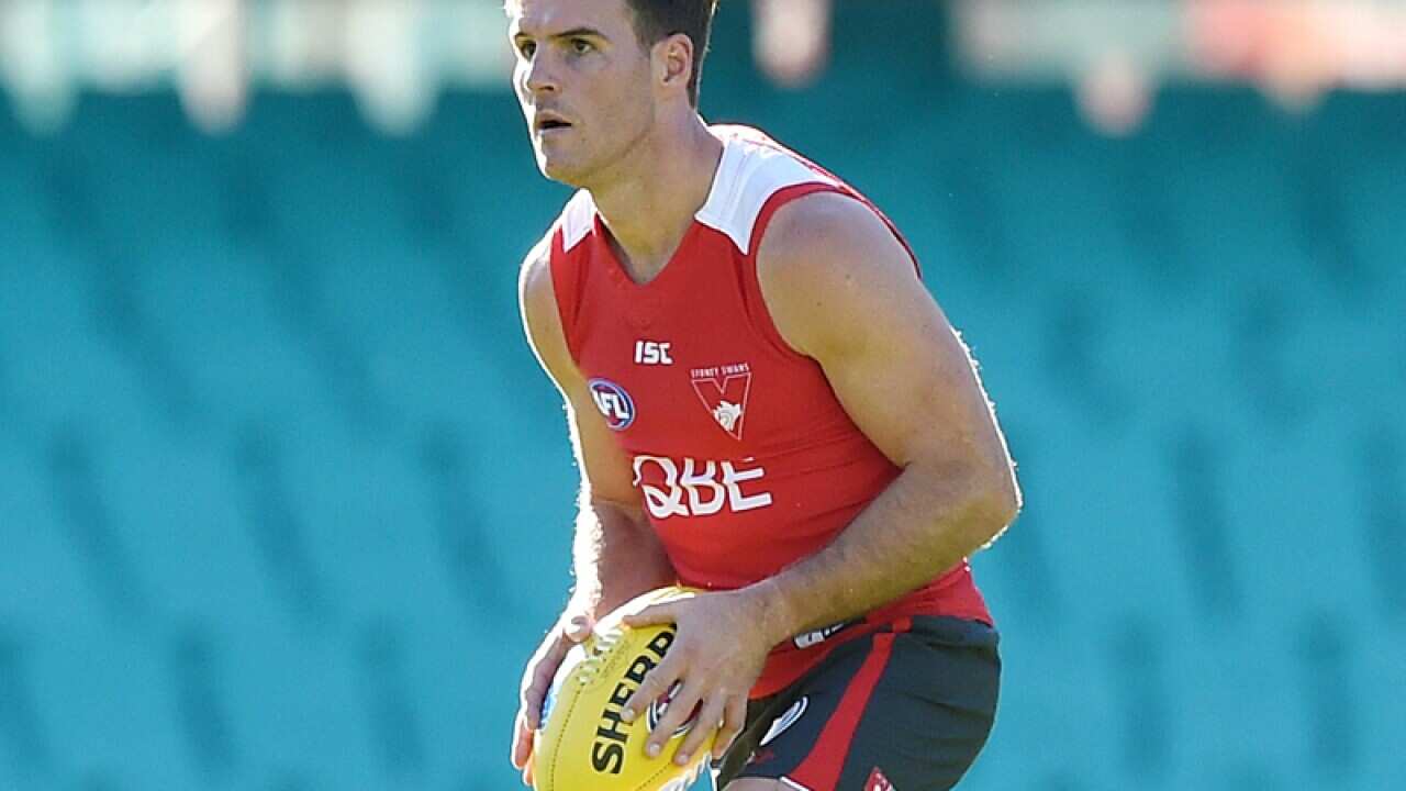 Swans AFL player Ben McGlynn