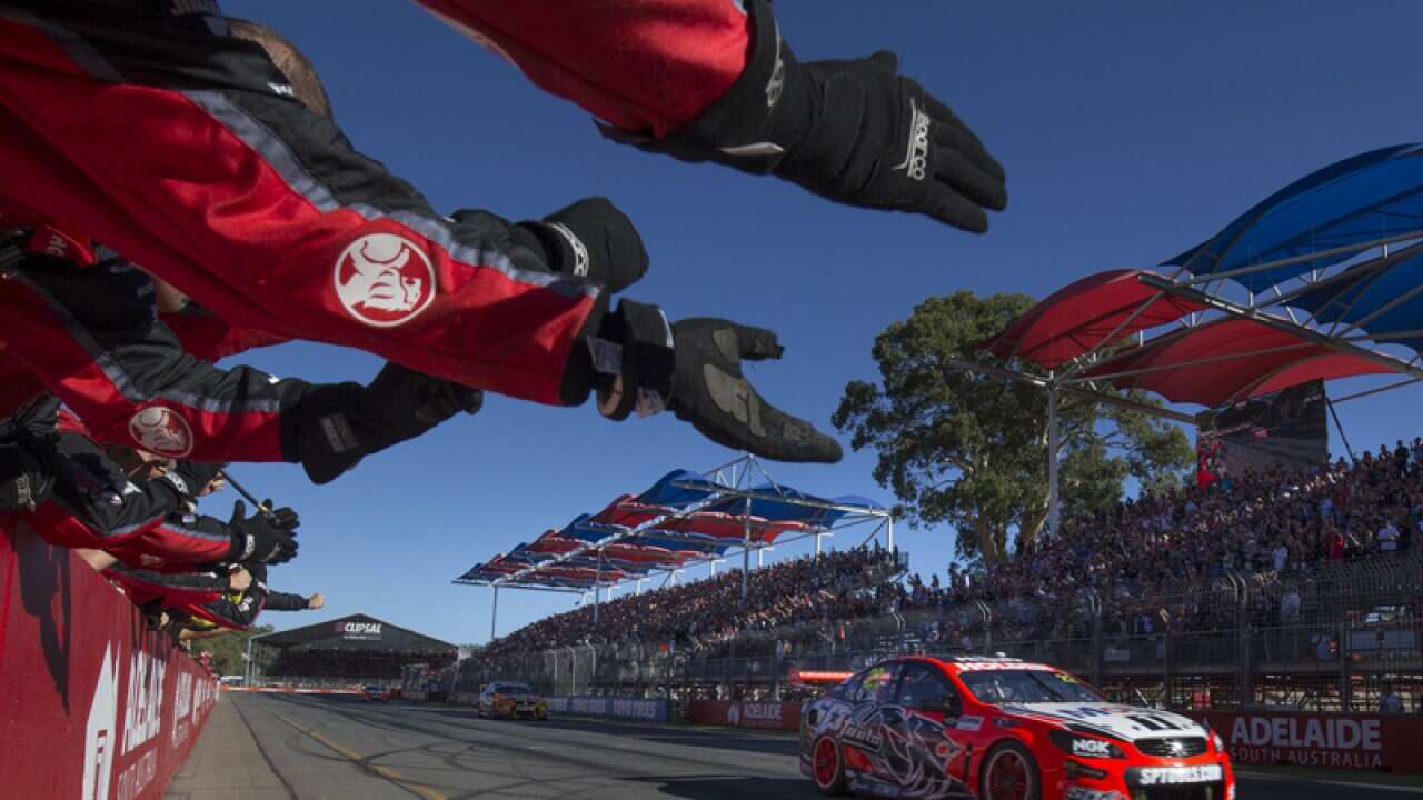 James Courtney of the Holden Racing Team