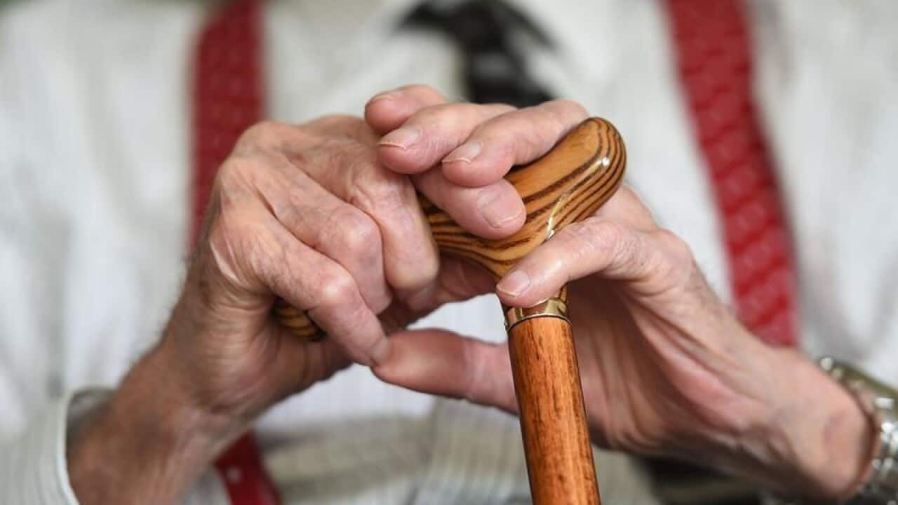 A dementia patient