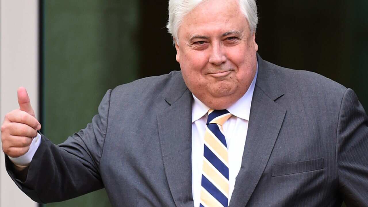 Palmer United Party leader Clive Palmer
