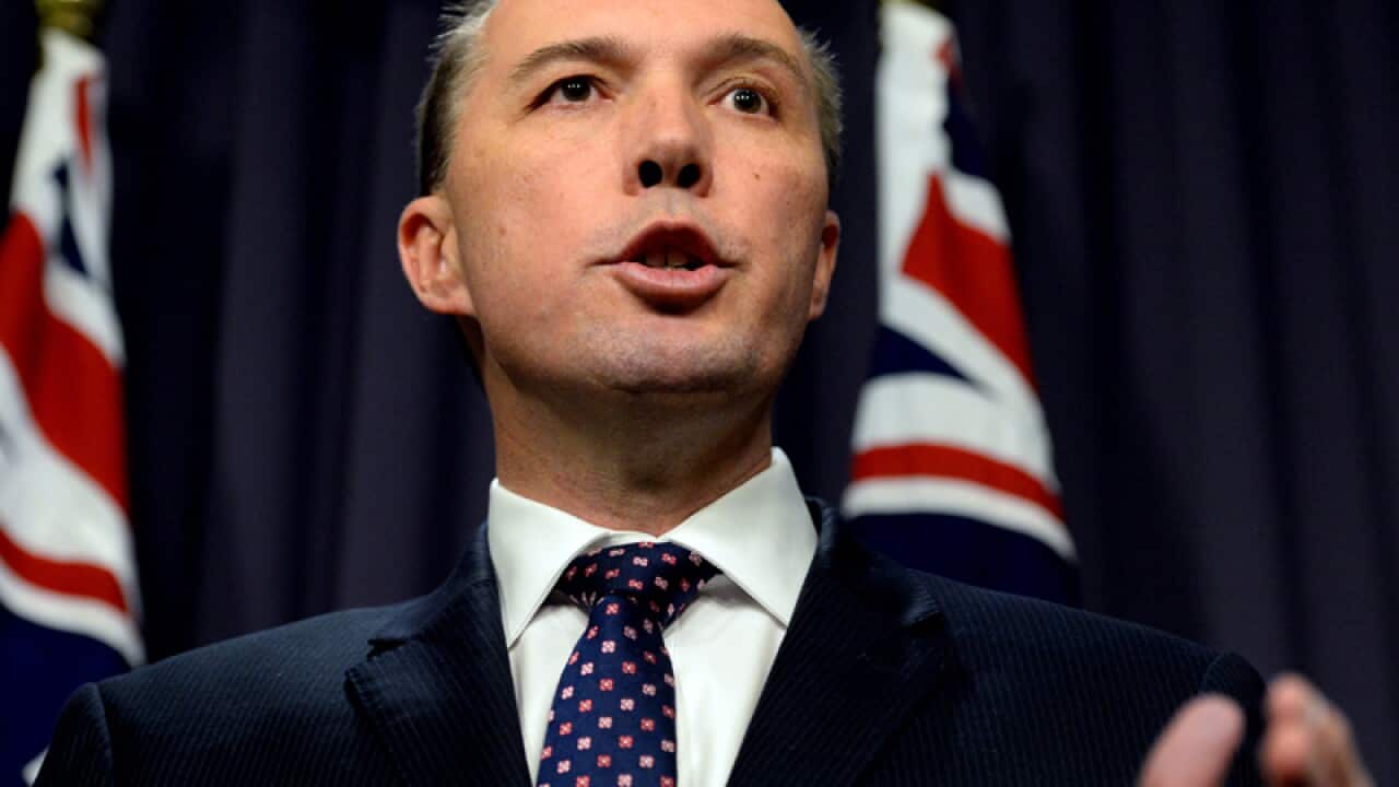 Federal Immigration and Border Protection Minister Peter Dutton