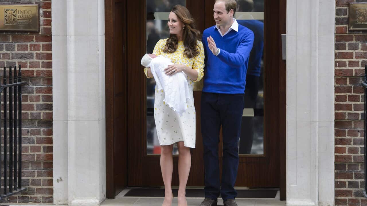 William and Kate show off new princess