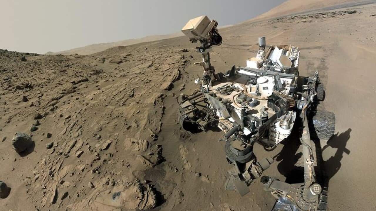 The Mars Curiosity rover