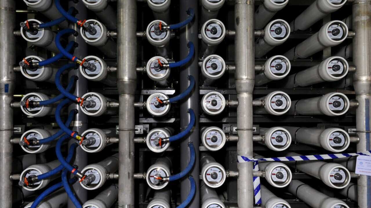 Reverse Osmosis Filters at the Desalination Plant in Sydney