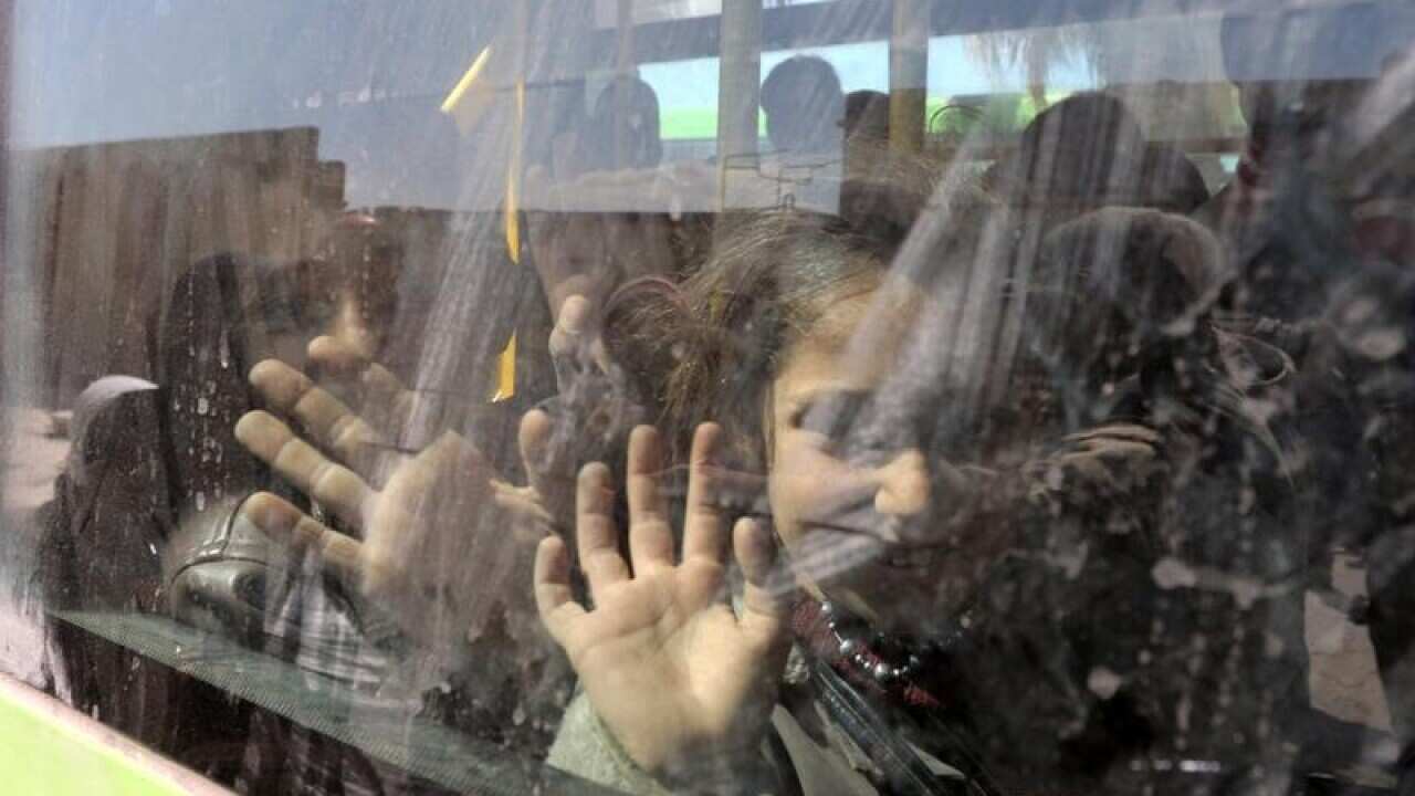 Civilians are evacuated from Eastern Ghouta