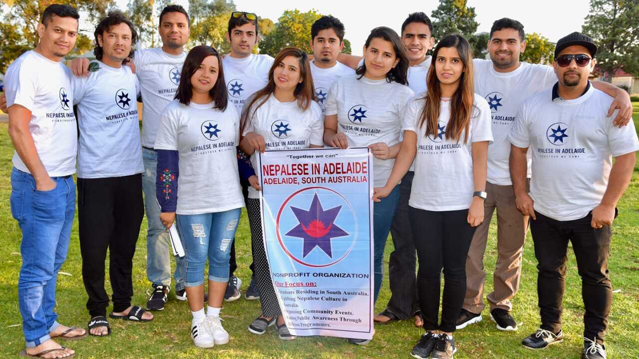 Nepalese in Adelaide helps international students