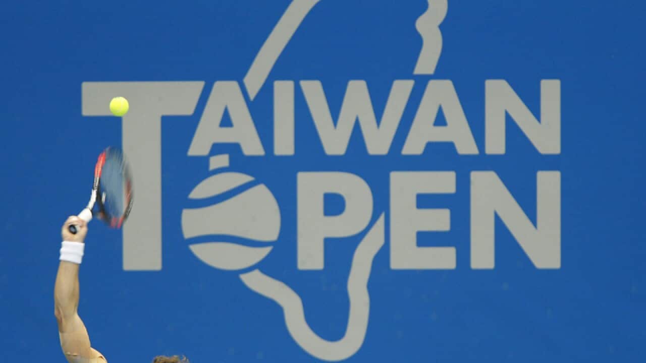 Samantha Stosur of Australia in Taipei, Taiwan