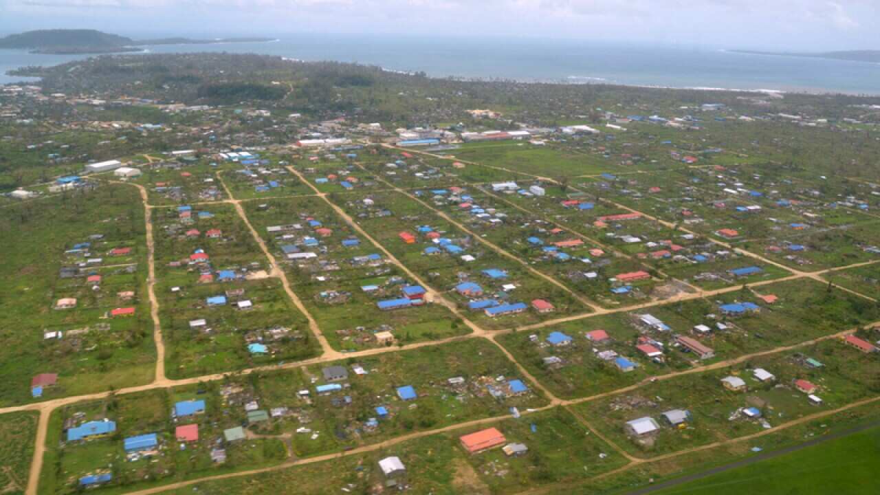 Aerial view of Vanuatu