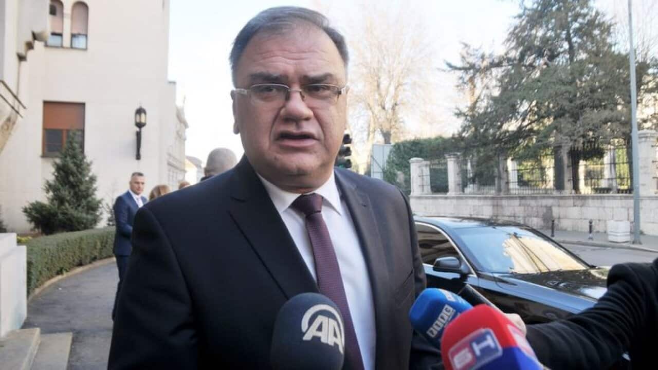 Bosnian tripartite Presidency member Mladen Ivanic in Serbia