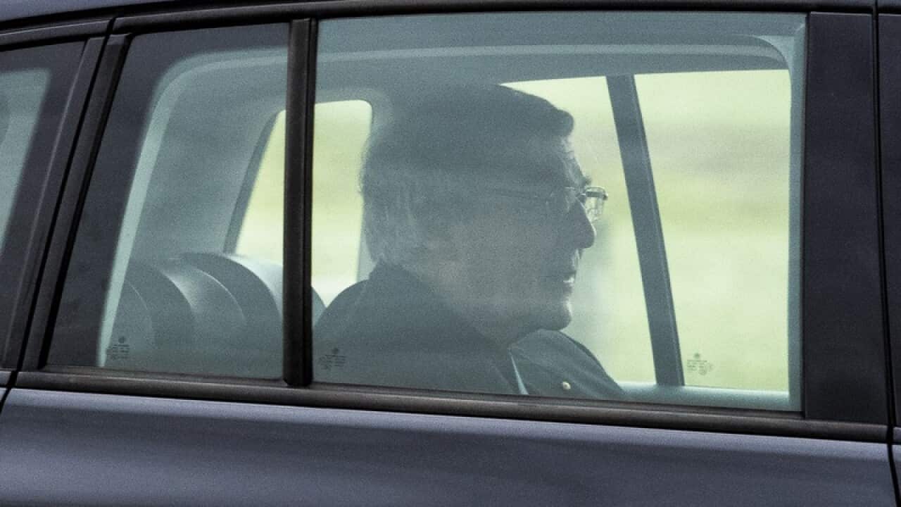 George Pell leaves HM Prison Barwon in Geelong, Tuesday, April 7, 2020.