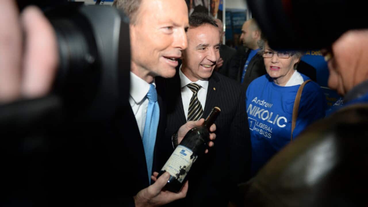 Tony Abbott with Andrew Nikolic