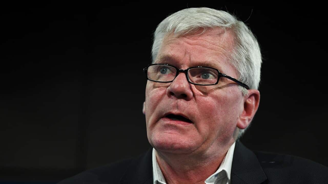 Editor-In-Chief of WikiLeaks Kristinn Hrafnsson delivers a speech at the National Press Club in Canberra on Tuesday.