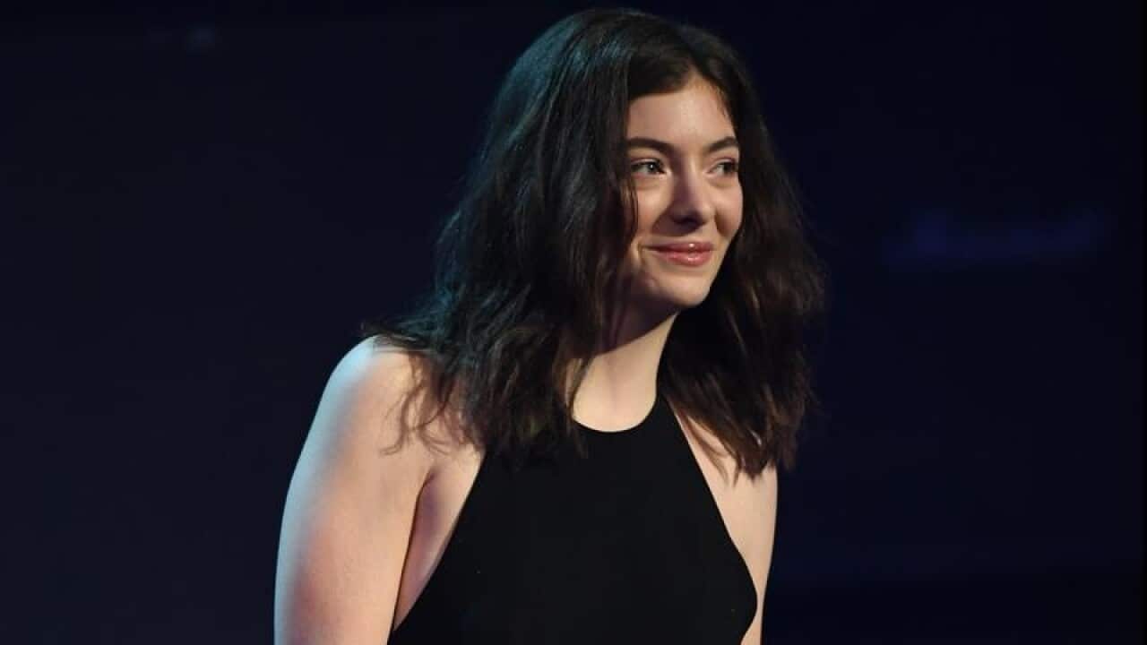 Lorde at the the ARIAs in Sydney