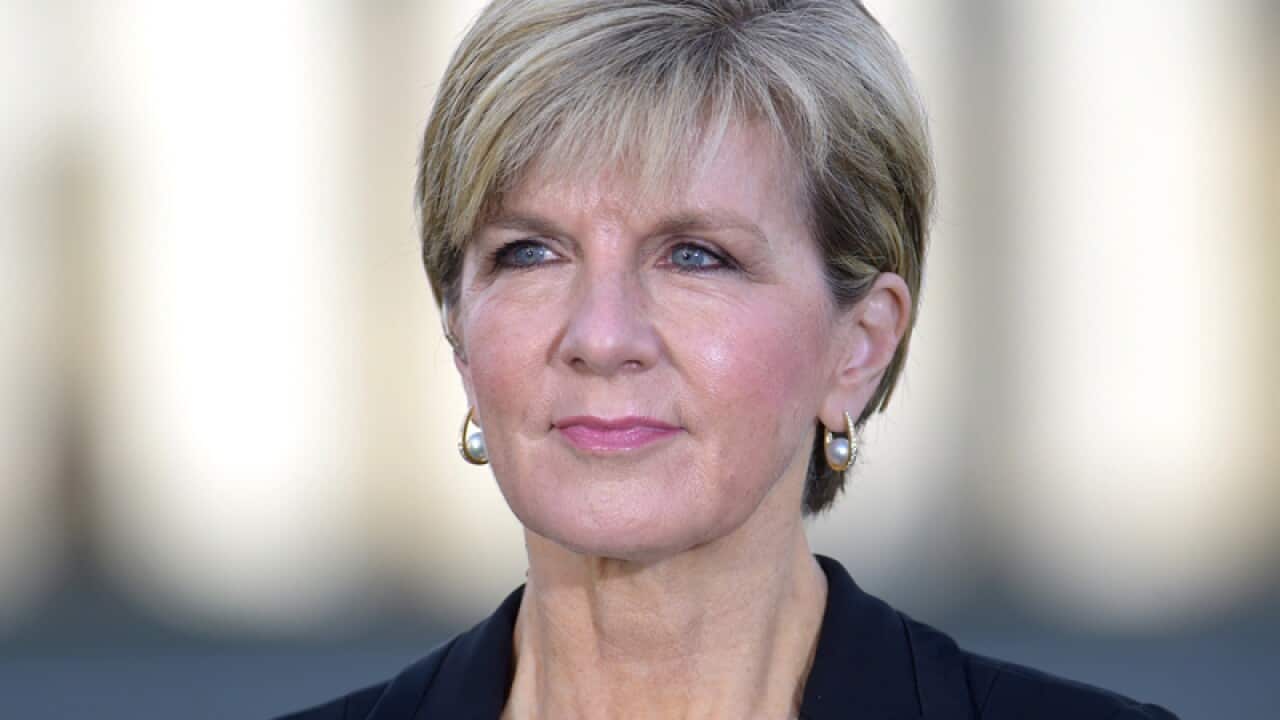 Australian Foreign Minister Julie Bishop.