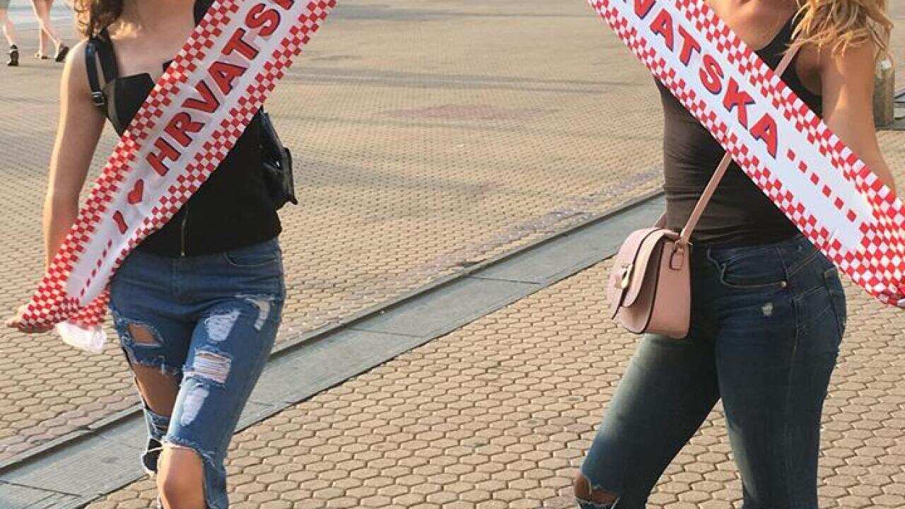 Croatian Supporters in capital city Zagreb