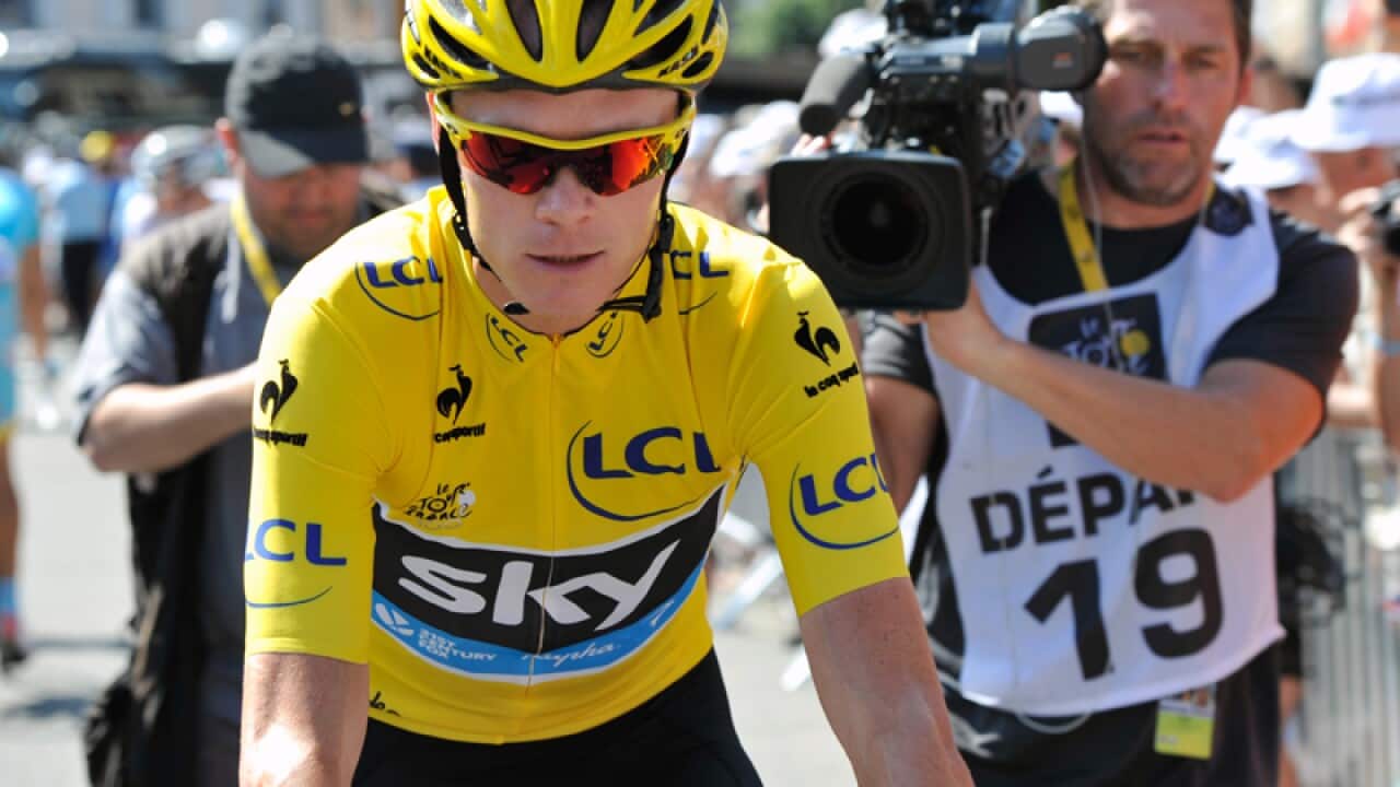 Tour de France champion Chris Froome
