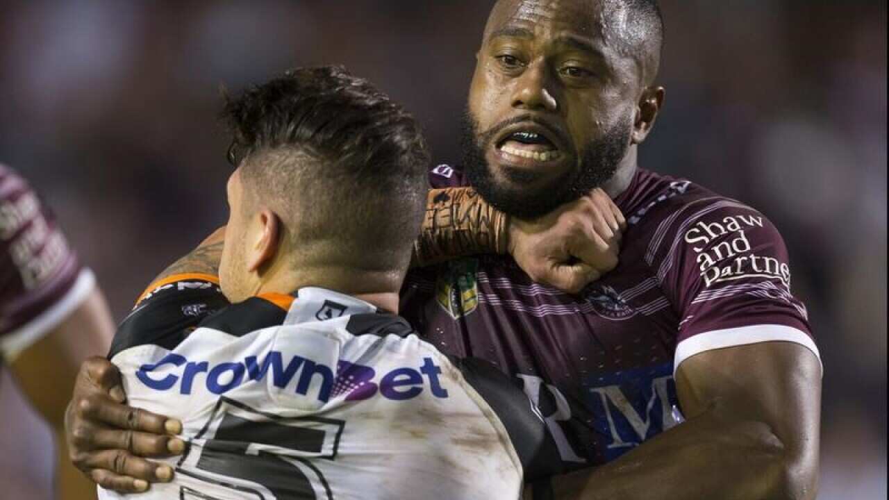 Akuila Uate of the Sea Eagles.