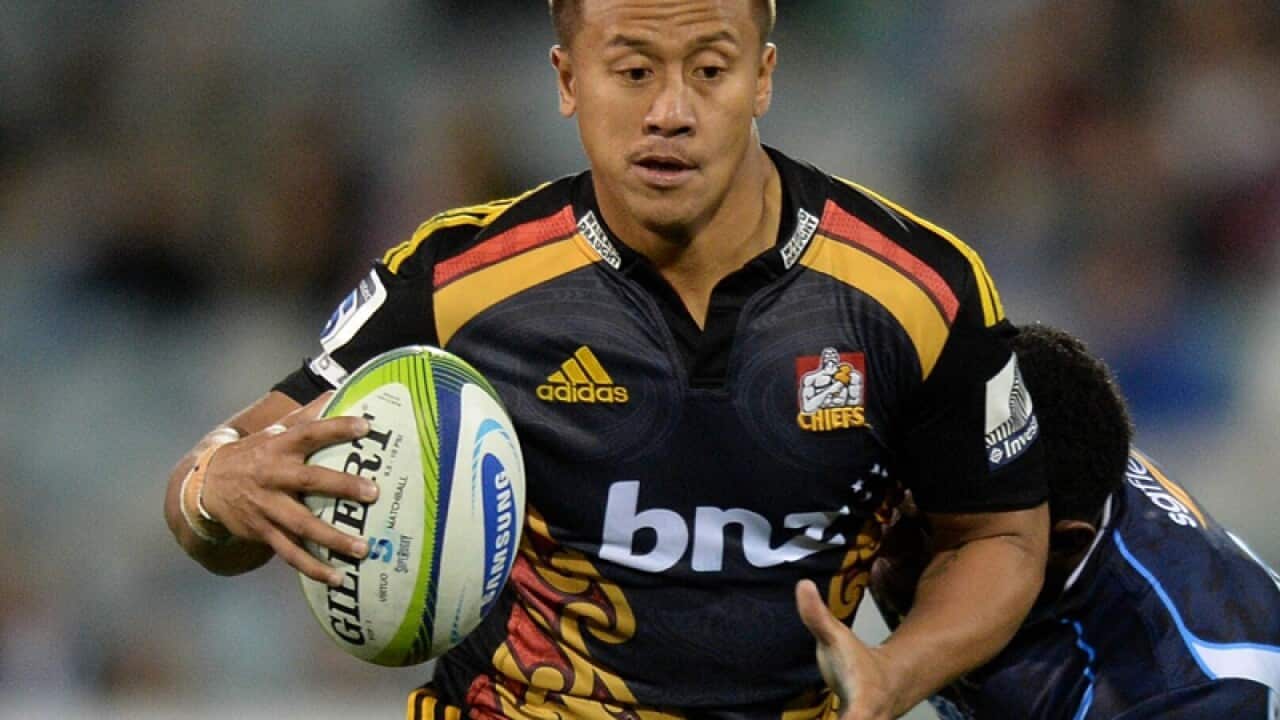 Chiefs halfback Augustine Pulu