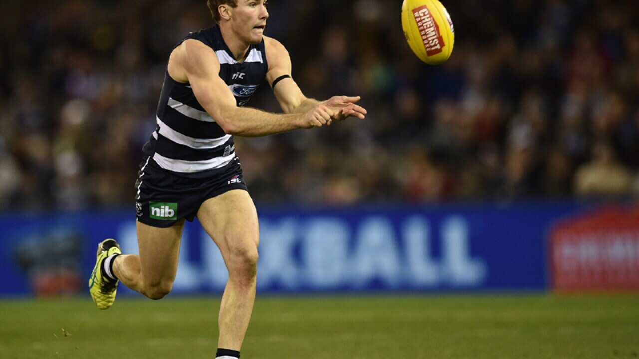 Geelong Cats player Jackson Thurlow