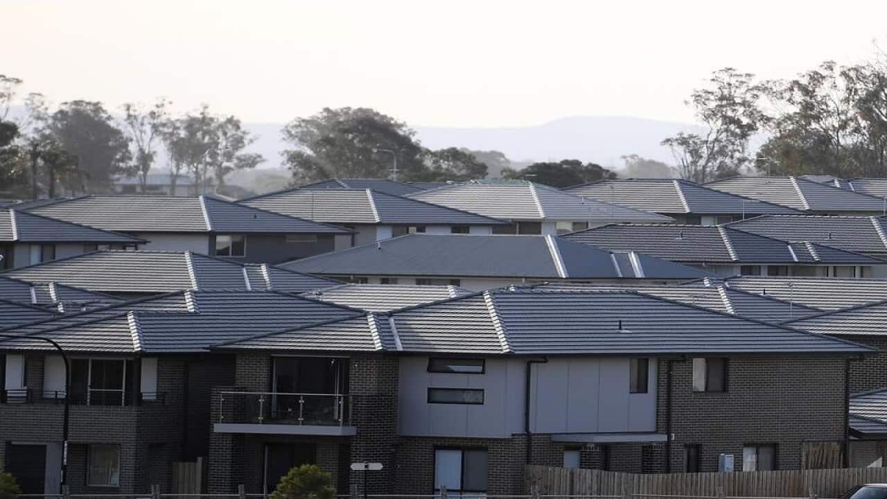 Residential housing is seen in Sydney's west.