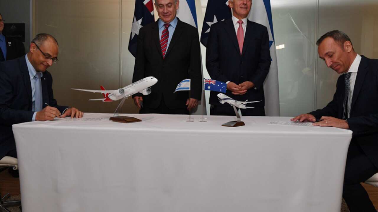 Signing agreements between Australia and Israel