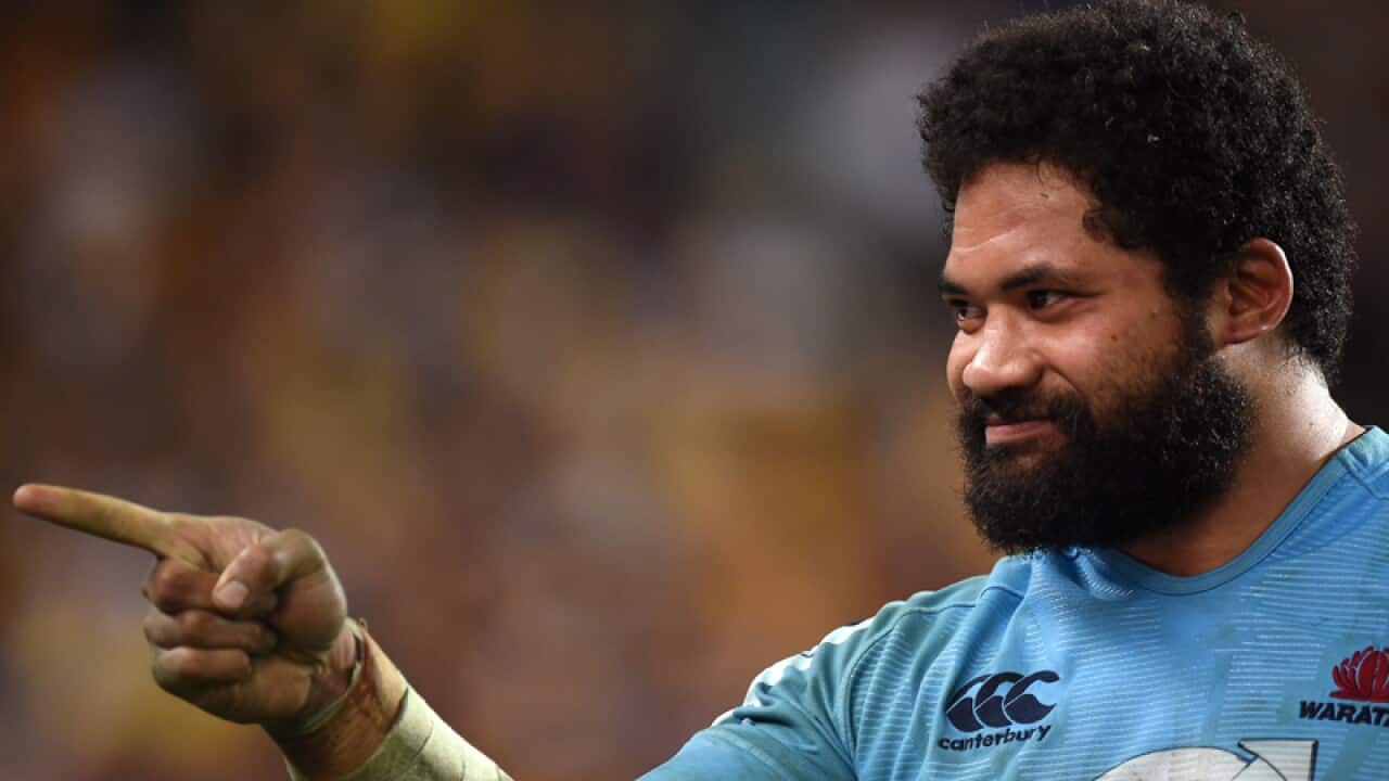The Waratahs' Tatafu Polota-Nau.