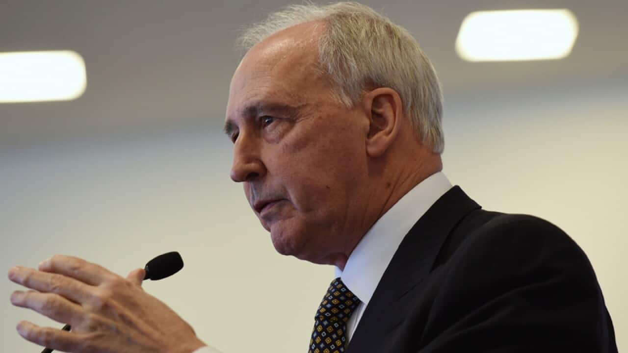 Former prime minister Paul Keating