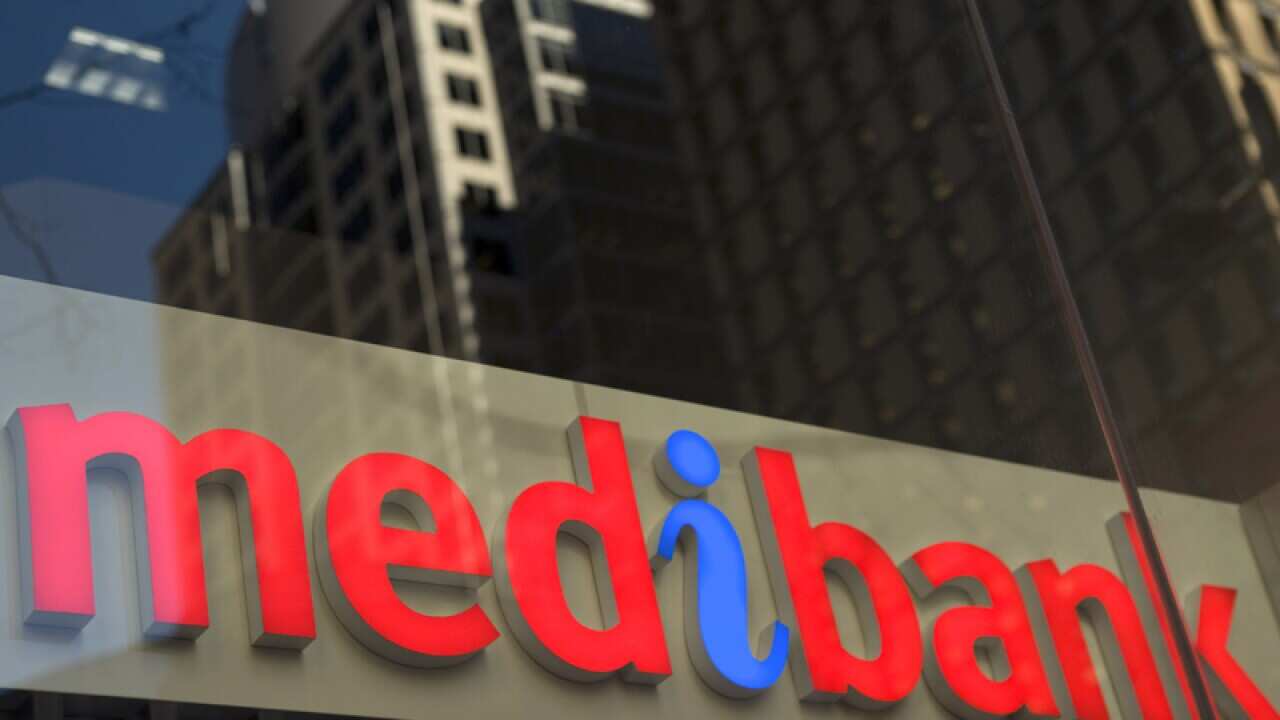 File photo of Medibank corporate signage