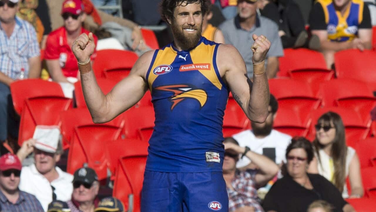 Eagles player Josh Kennedy