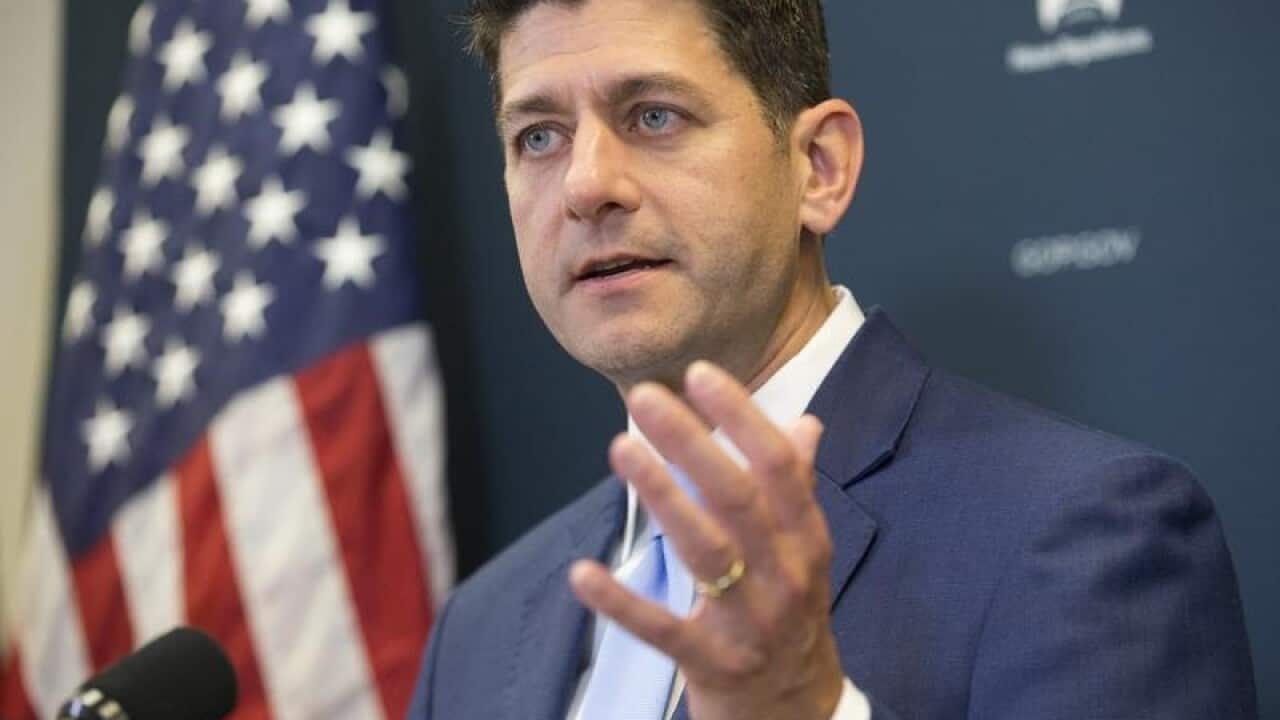 US Speaker of the House Paul Ryan