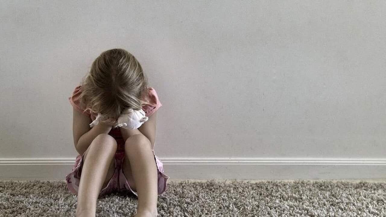 Child abuse related stock image