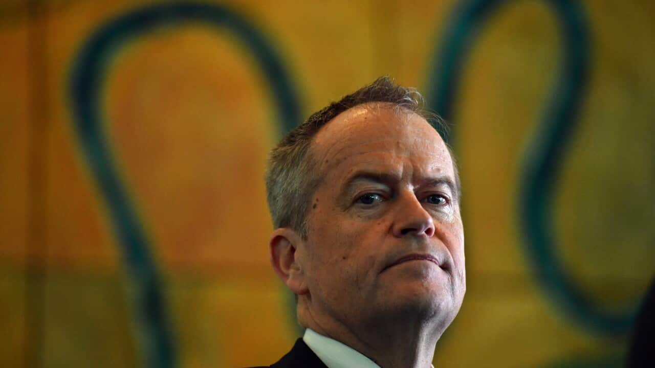 Shadow Minister for Government Services Bill Shorten at a press conference at Parliament House in Canberra, Tuesday, September 17, 2019. (AAP Image/Mick Tsikas) NO ARCHIVING