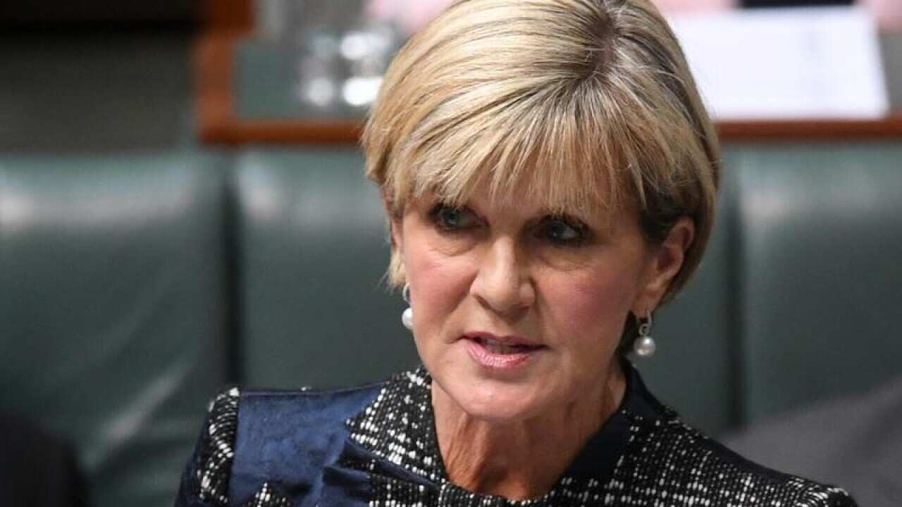 Australian Minister for Foreign Affairs Julie Bishop