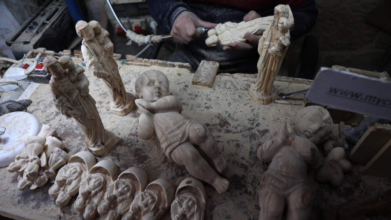 MIDEAST PALESTINIANS BETHLEHEM CHRISTMAS