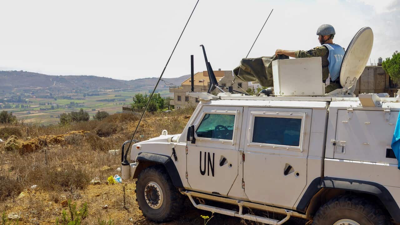UNIFIL patrol in southern Lebanon's Marjayoun area