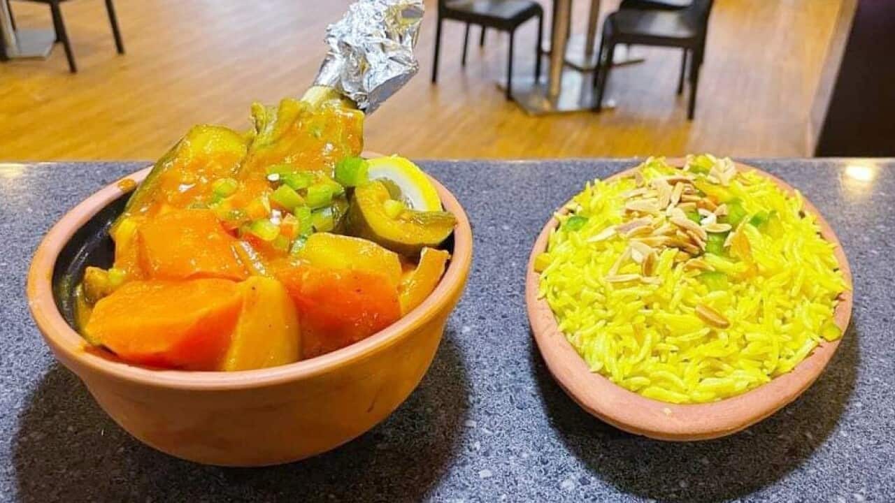 موزات لحم الغنم بالفخارة