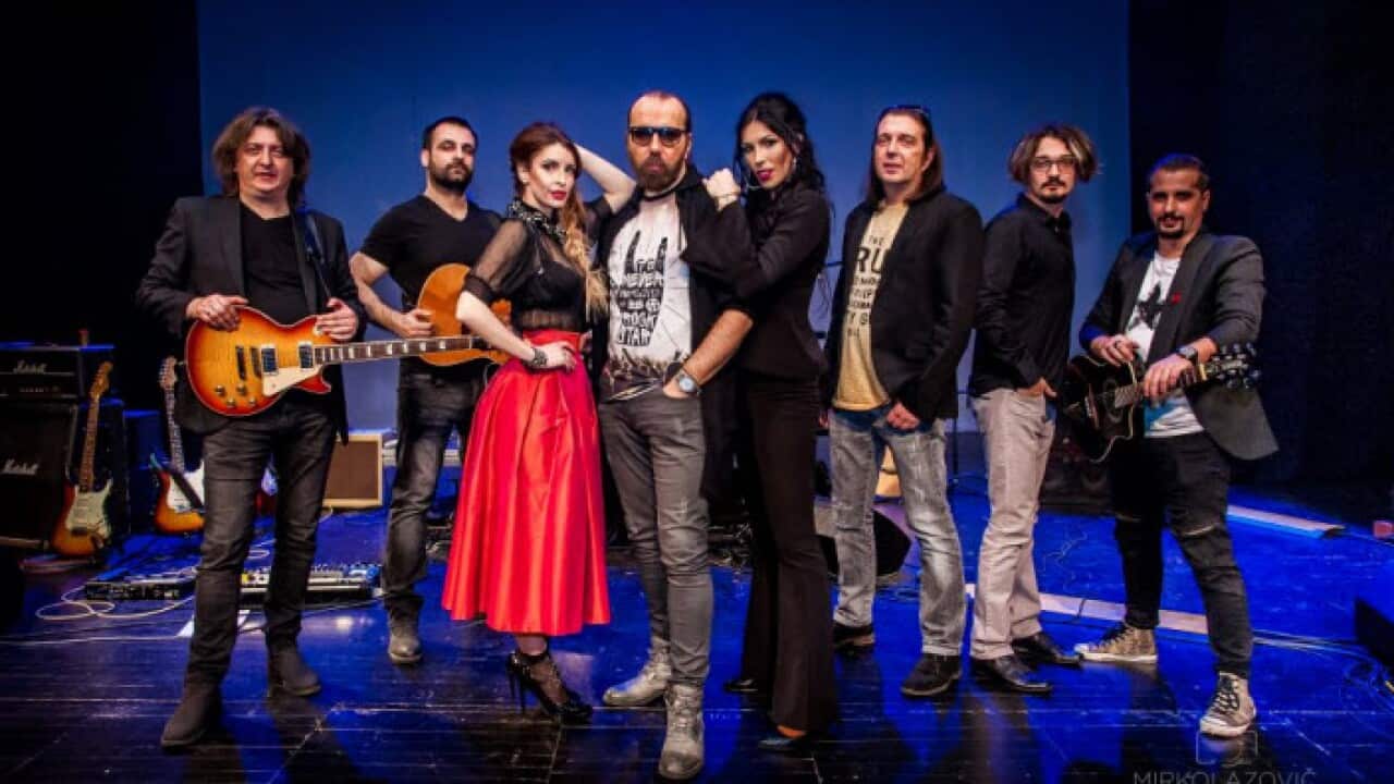 The Serbian pop-rock band Neverne Bebe (The unfaithful babies)