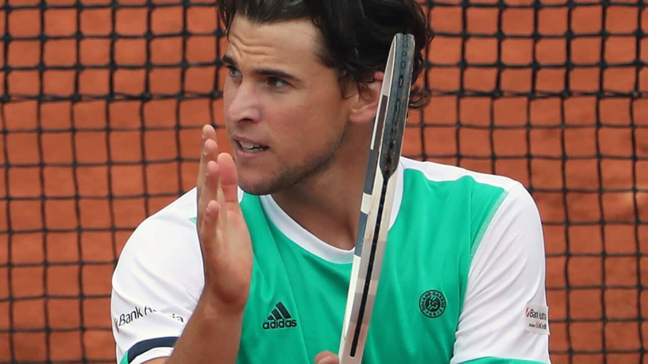 Dominic Thiem of Austria