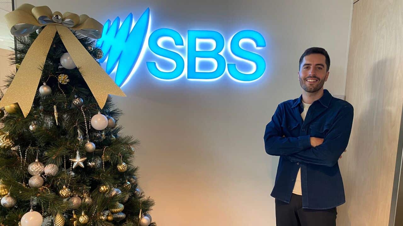 Raphael Coulhon dans les locaux de SBS à Melbourne, le 12 décembre 2024.
