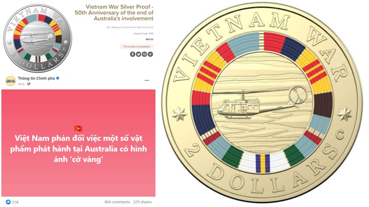 Vietnam opposes Australia issuing commemorative coins with the national flag of the Republic of Viet.jpg