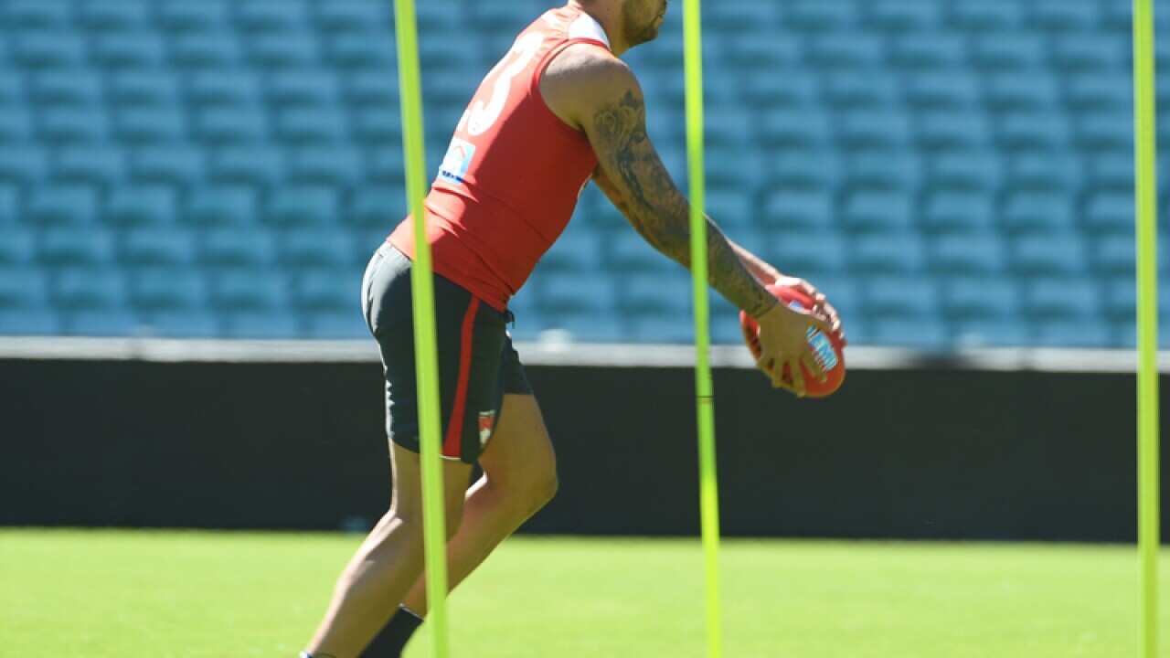 Sydney Swans player Lance Franklin