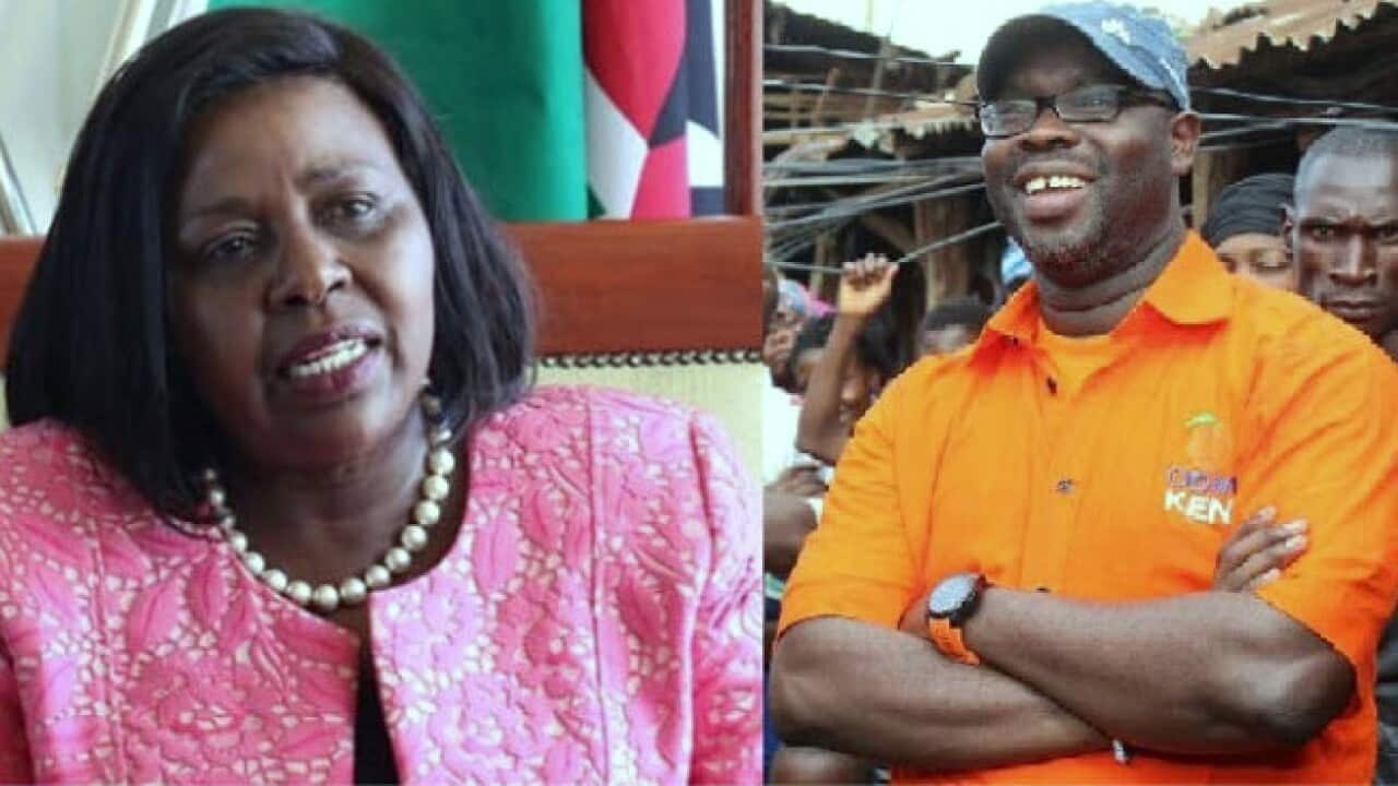 Dr Joyce Laboso na Ken Okoth