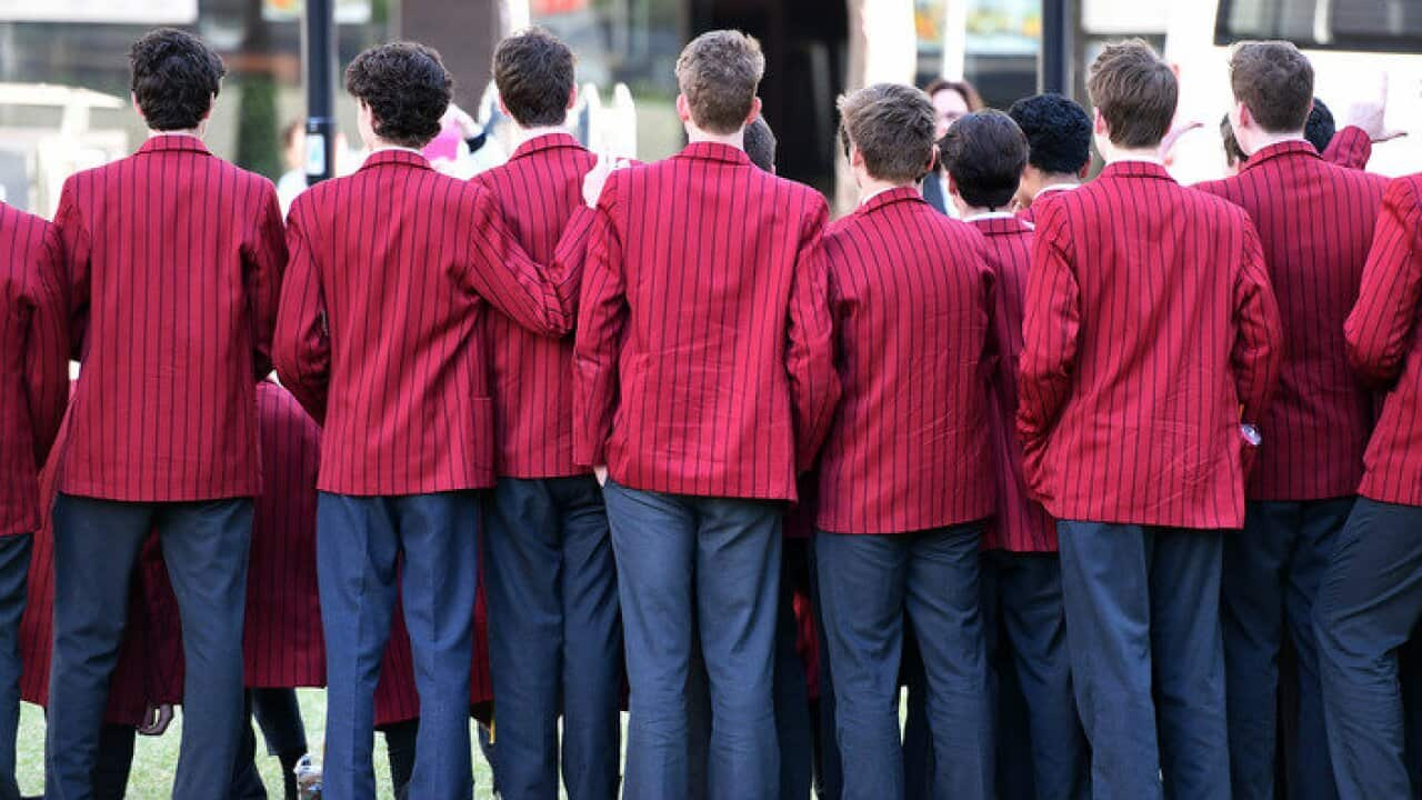 Boys at Brisbane private school