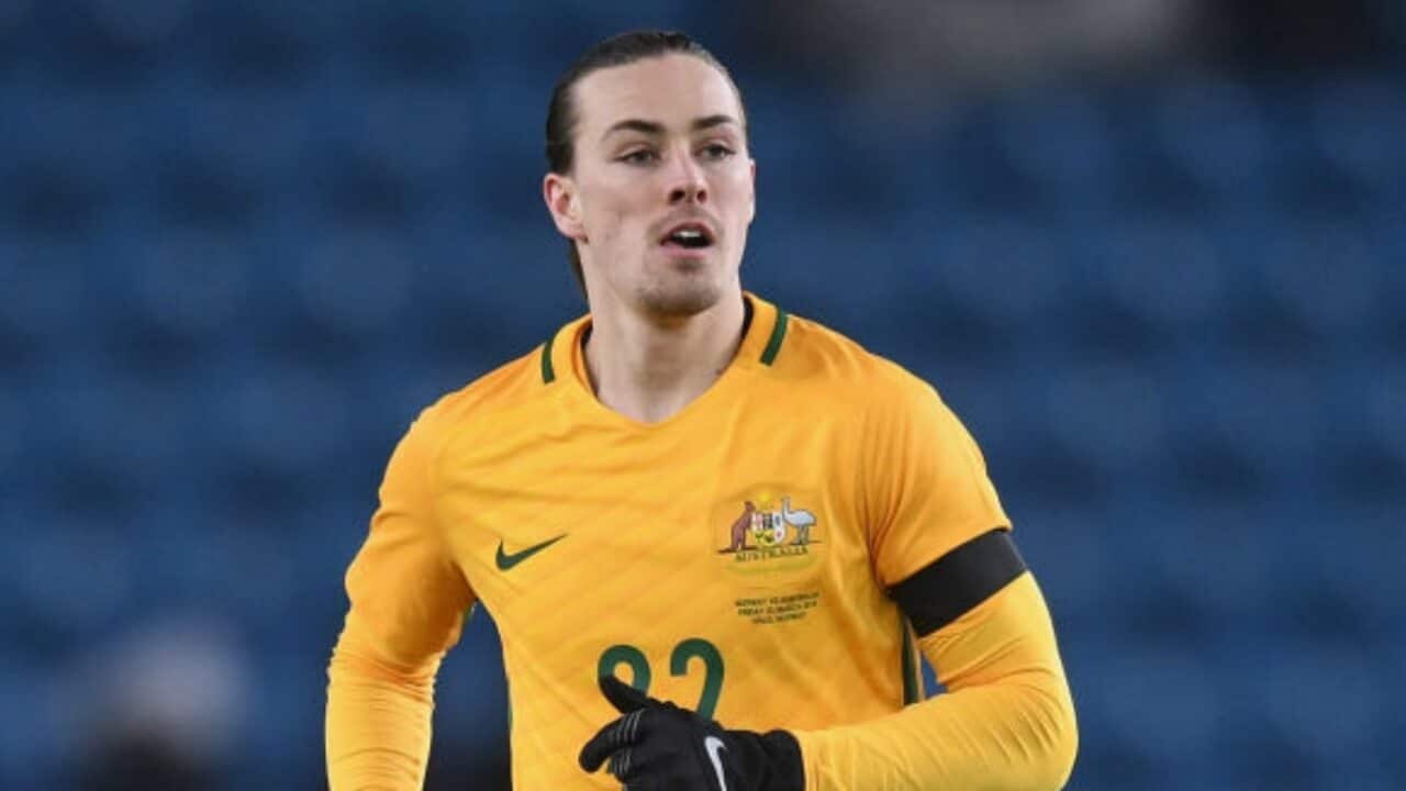 Jackson Irvine in action for the Socceroos