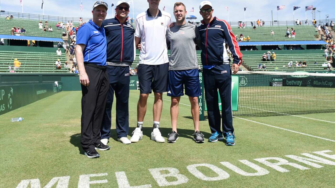 The US Davis Cup team