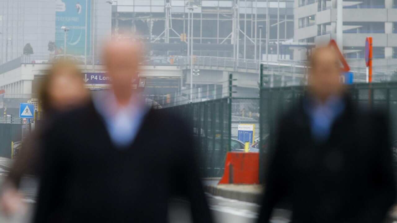 Zaventem airport, in Brussels, Belgium.