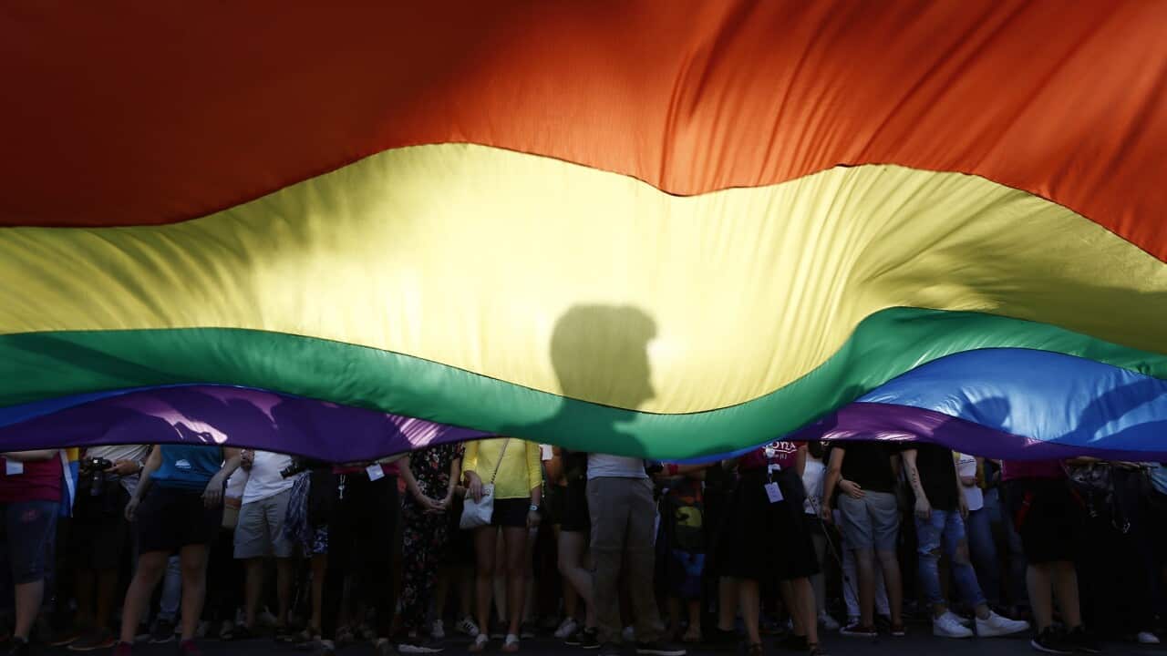 LGBTIQ+ flag. 