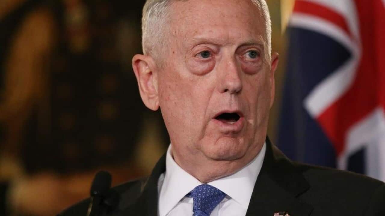 US Secretary of Defence James Mattis